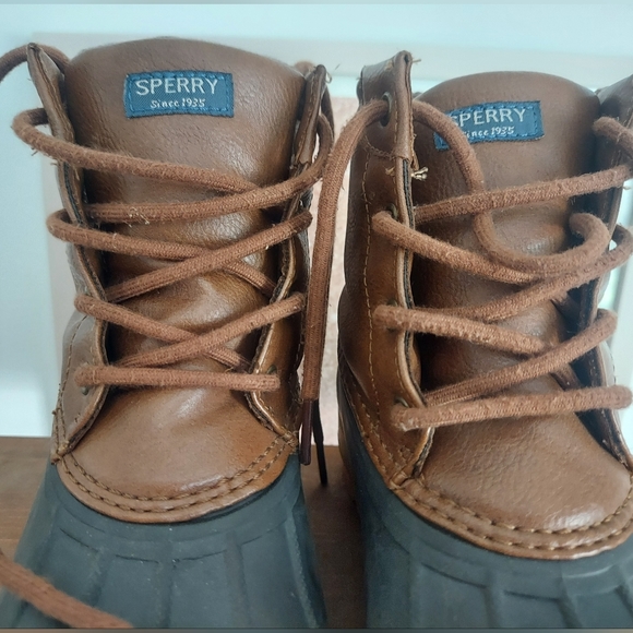 🎁 5/$25 Sperry duck boots, Port boots,  size 3M - Picture 8 of 12